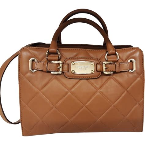 michael kors camel leather handbag|Michael Kors leather handbags outlet.